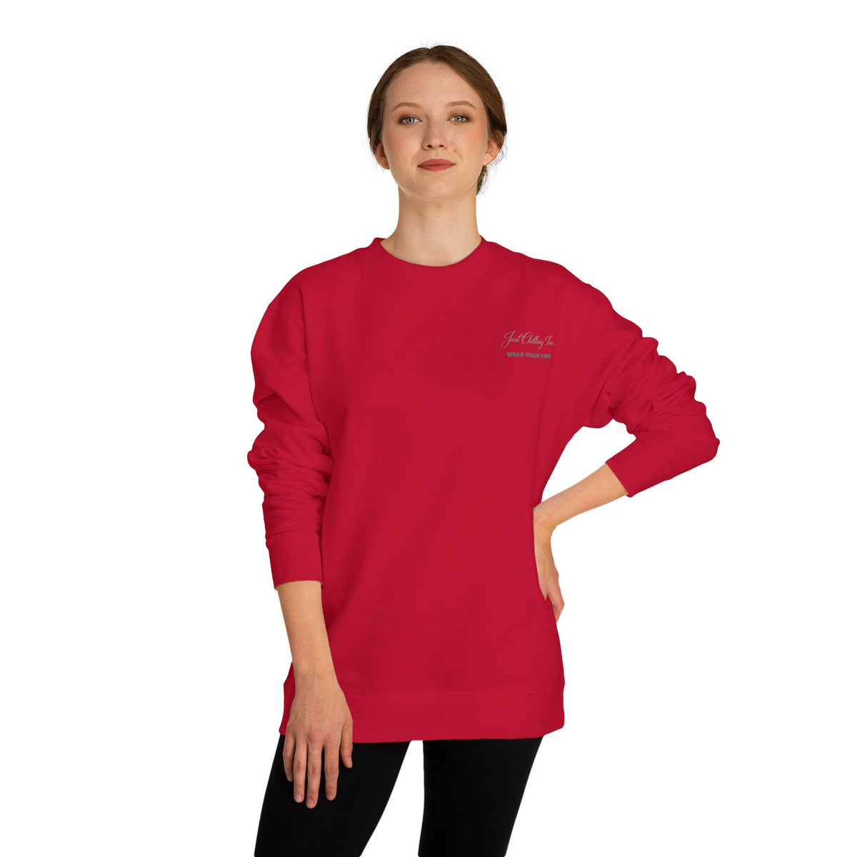 Just Chilling Sweatshirt — Cozy Lake Sunset Crewneck