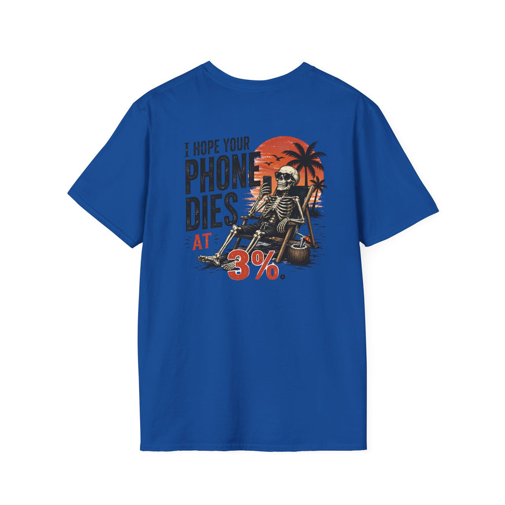 T-Shirt — 'Just Chillin' Minimal Savage Graphic Relaxed Tee