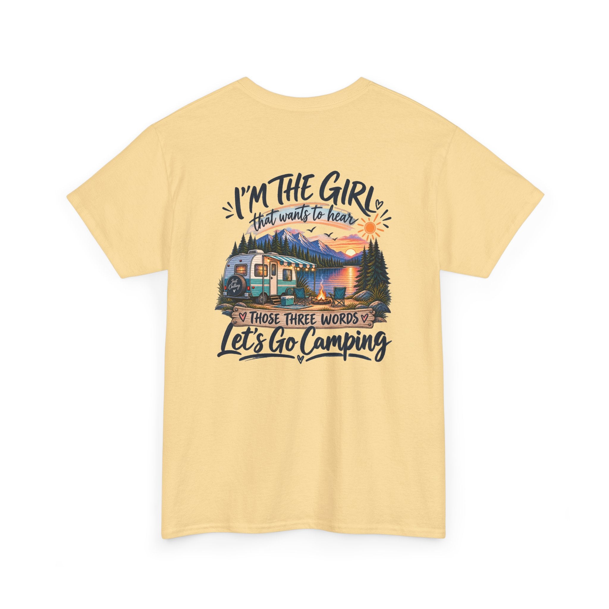 I’m the Girl Let’s Go Camping Garment-Dyed Tee