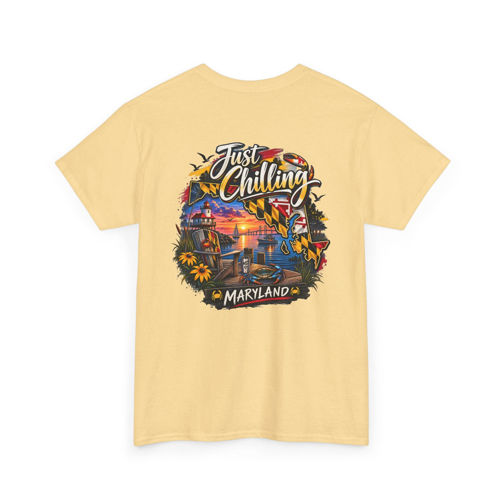 Maryland State Vibes T-Shirt — Baltimore MD Flag Inspired Tee