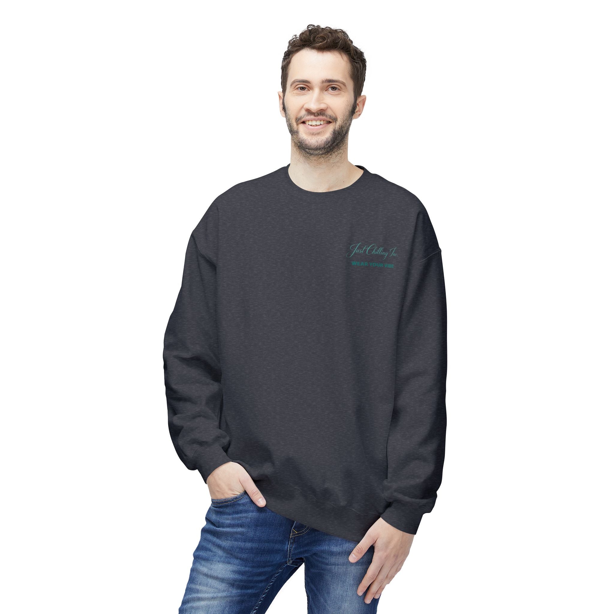 Sweatshirt — "Good Mind, Good Vibes, Good Life" Inspirational Crewneck