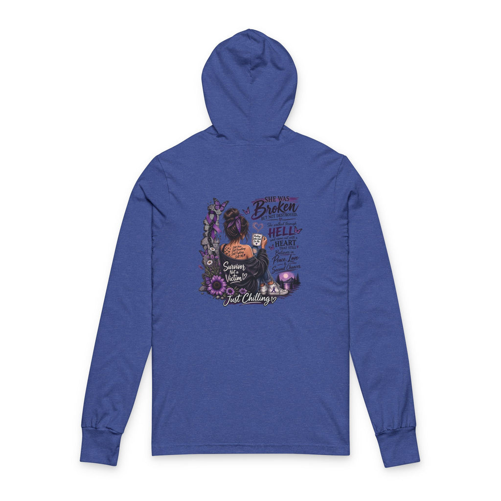 Sudadera con capucha "Mariposa del Empoderamiento" – Camiseta de manga larga unisex con diseño motivacional