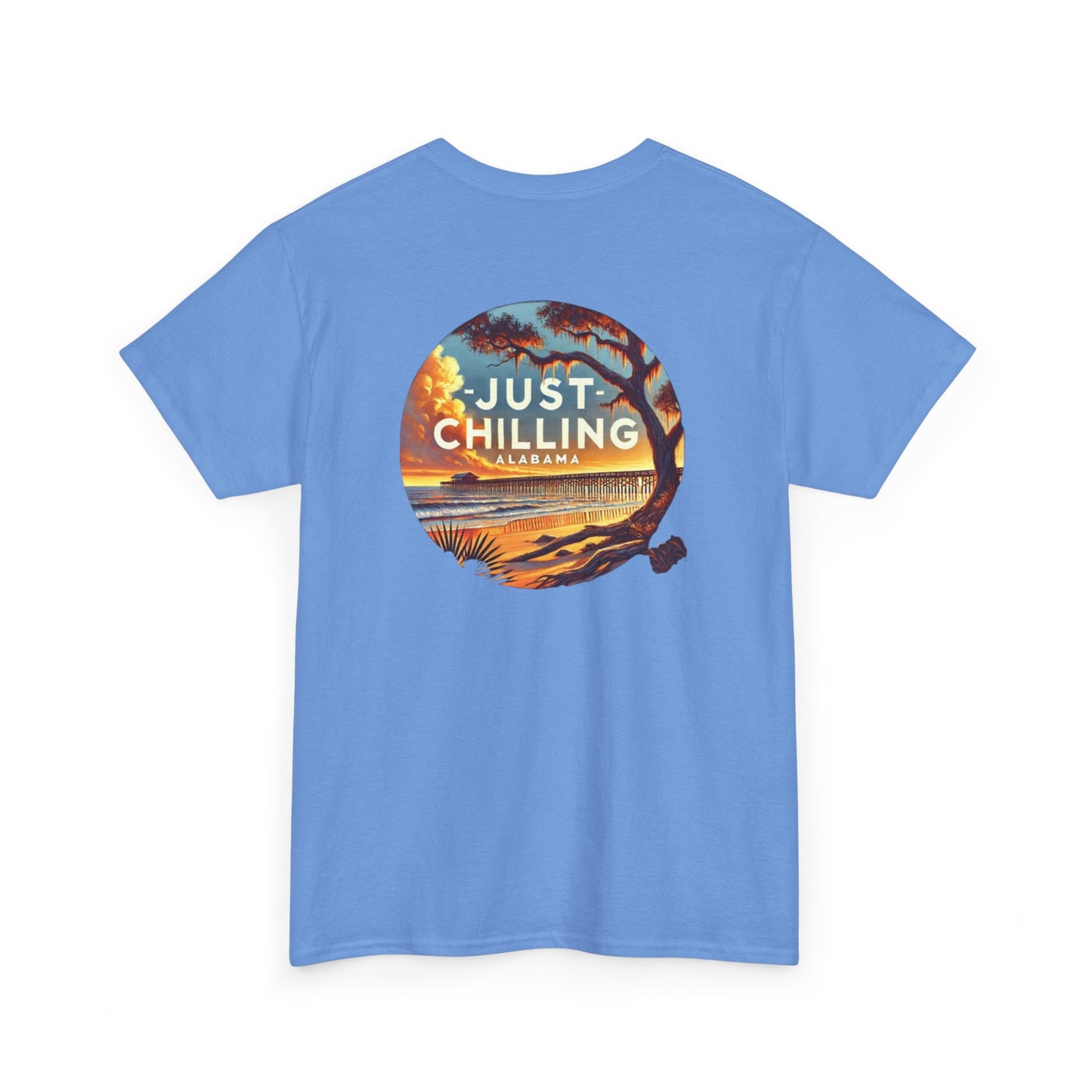 Garment Dyed Tee – Unisex Cotton Shirt With Alabama Outdoors Design