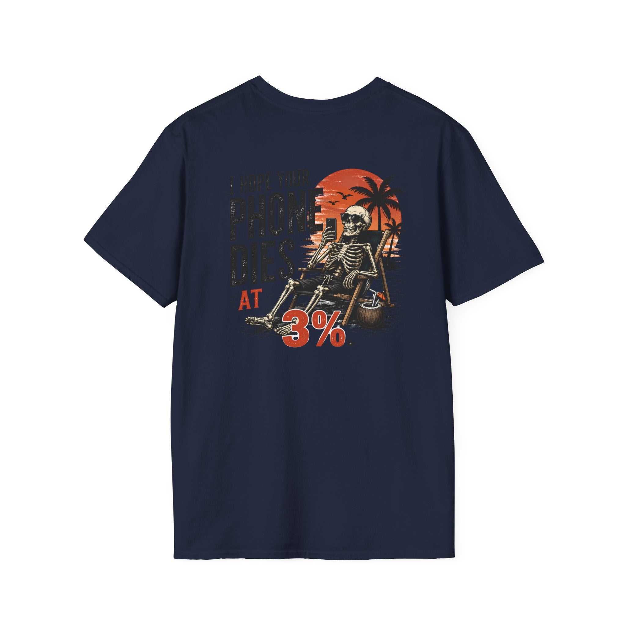 T-Shirt — 'Just Chillin' Minimal Savage Graphic Relaxed Tee