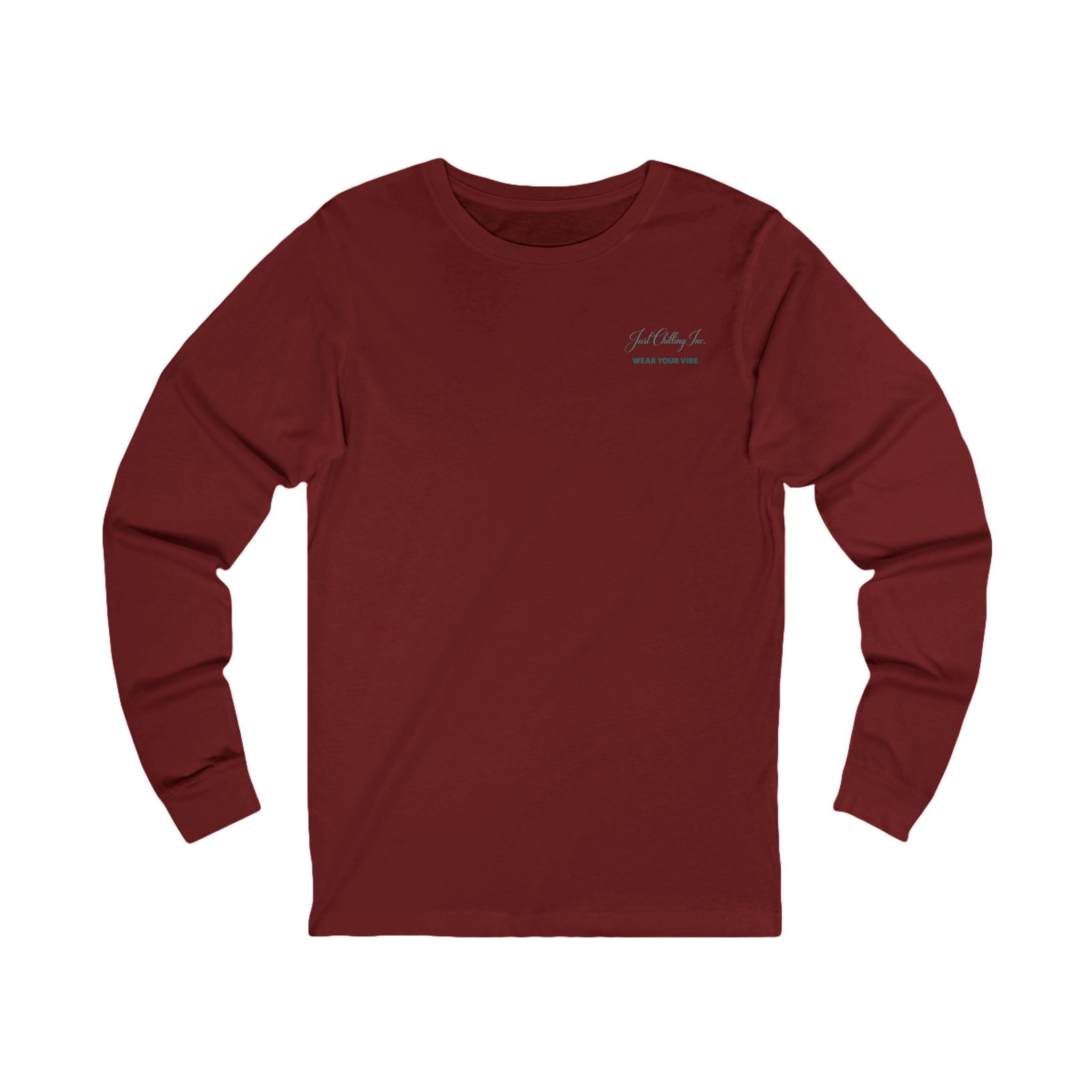 Long Sleeve Tee — "Just Chilling" Camper Van Camping Graphic