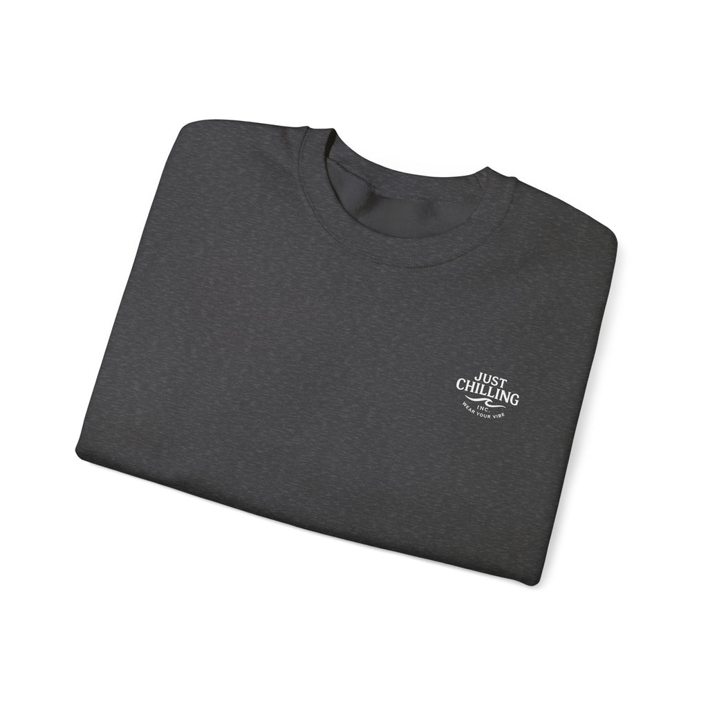 Collect Moments Not Things Crewneck Sweatshirt — Inspirational Graphic Sweatshirt