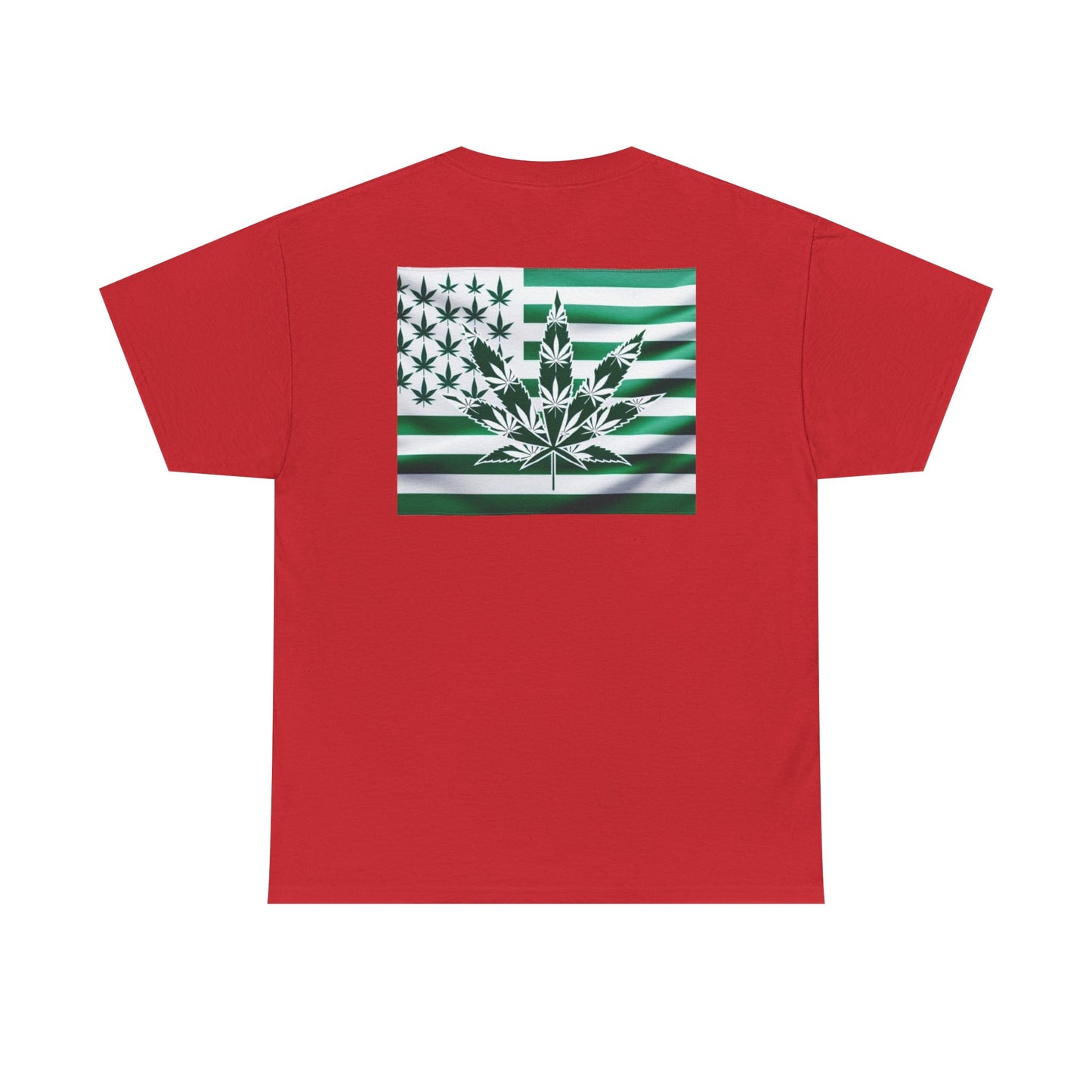 Unisex Heavy Cotton Tee cannabis all-star and flag tee