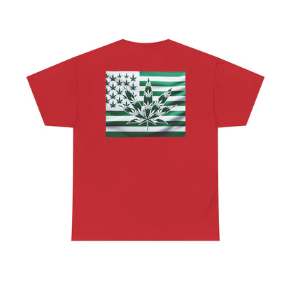 Unisex Heavy Cotton Tee cannabis all-star and flag tee