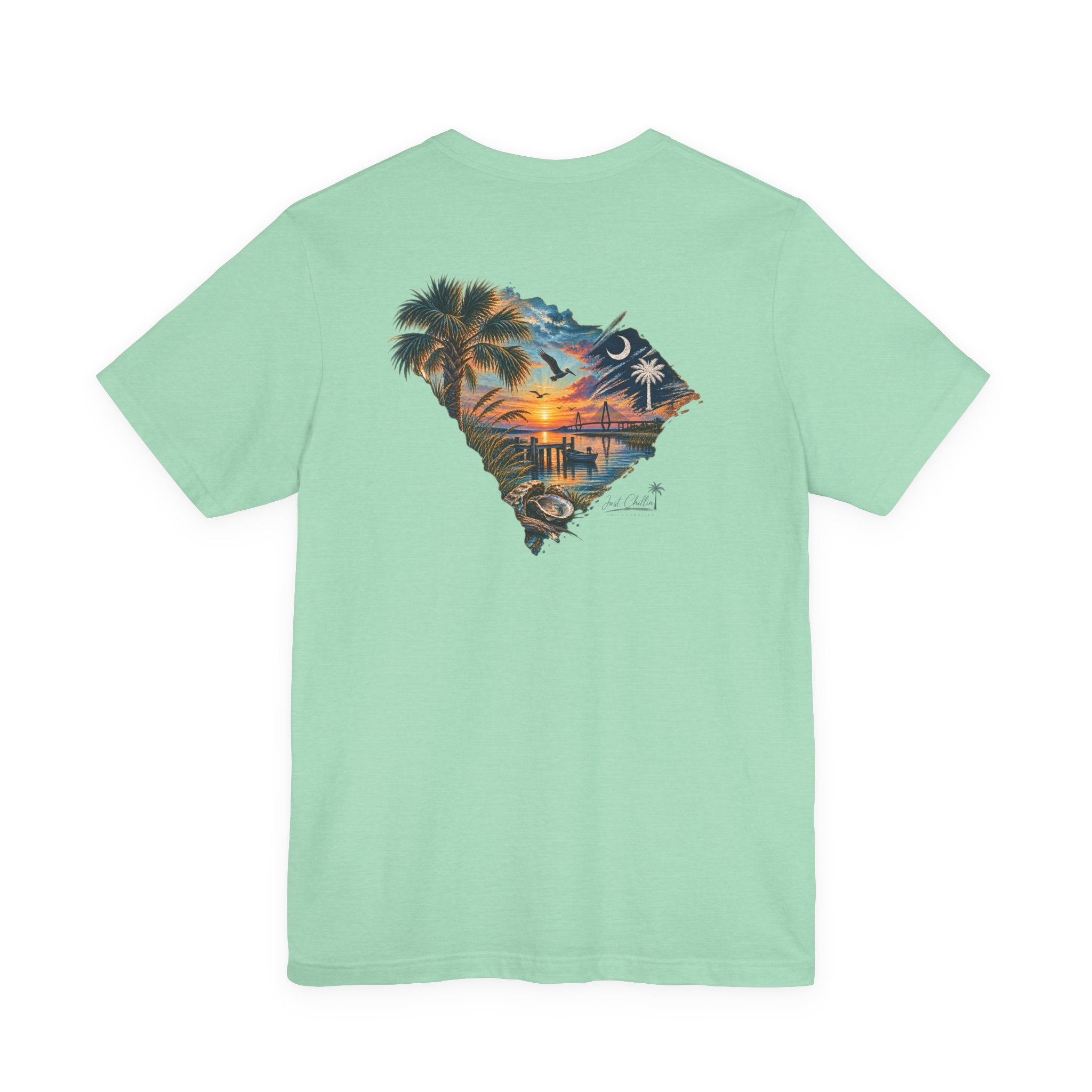 South Carolina Sunset Beach T-Shirt — Coastal Palmetto State Graphic Tee