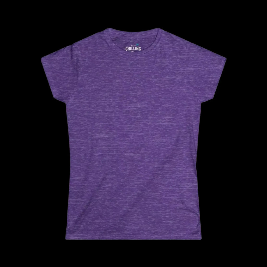 Women's Softstyle Tee - Comfortable Cotton Shirt With Stoner Vibes & Unique Graphic - Just Chilling Inc.