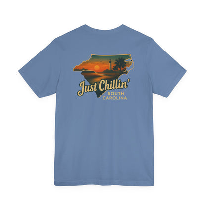 South Carolina Sunset Tee – Soft Vintage Cotton Shirt | Relaxed Fit Unisex