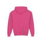 Youth Hooded Sweatshirt - Soft Cotton Polyester Hoodie with Kangaroo Pocket - Just Chilling Inc.