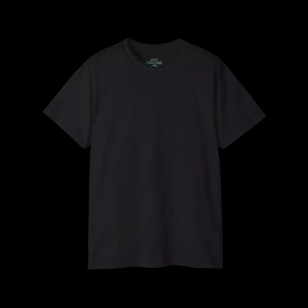 Unisex Cotton Tee - Classic Crew Neck, Soft Breathable Fabric, Sustainable Shirt - Just Chilling Inc.