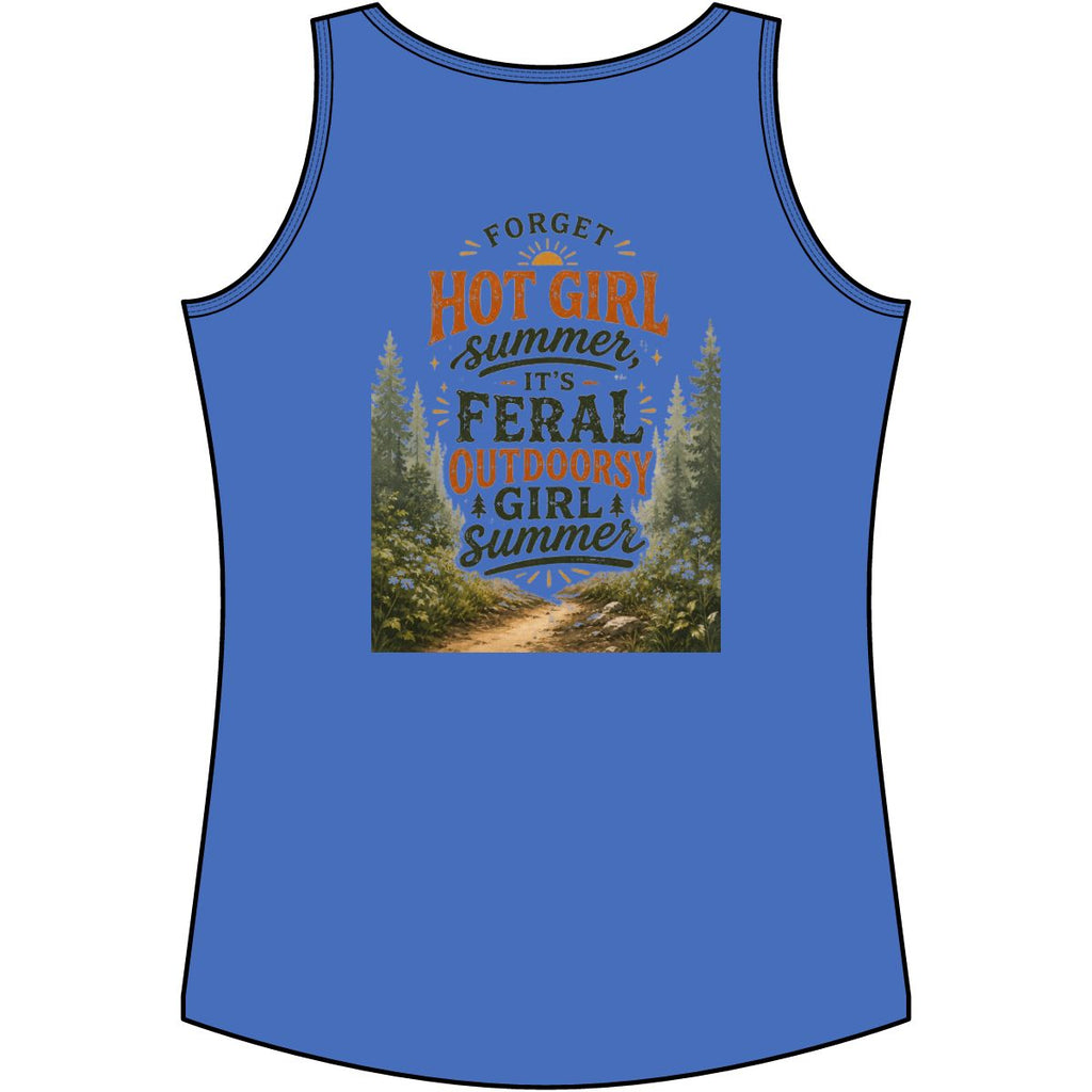 Outdoorsy Girl Summer Tank Top — Feral Graphic Women's Tank