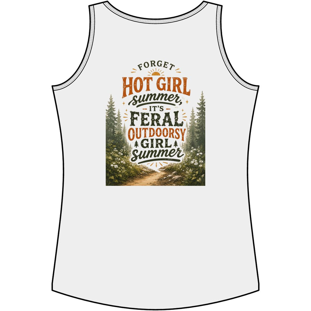 Outdoorsy Girl Summer Tank Top — Feral Graphic Women's Tank