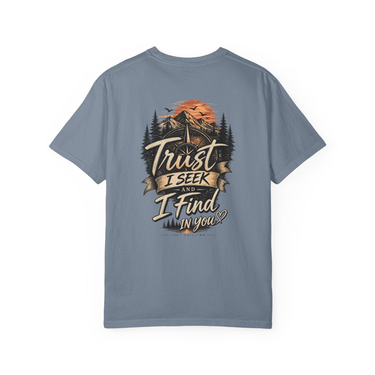 Trust I Seek and I Find in You – Vintage Mountain & Ocean Graphic Tee