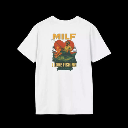 Unisex Fishing T-Shirt – Soft Cotton Crew Neck Short Sleeve Tee With Fishing Graphic - Just Chilling Inc.