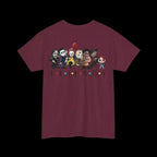 Horror Cartoon T-Shirt – Funny Halloween Tee With Creepy Friends Chibi Design - Just Chilling Inc.