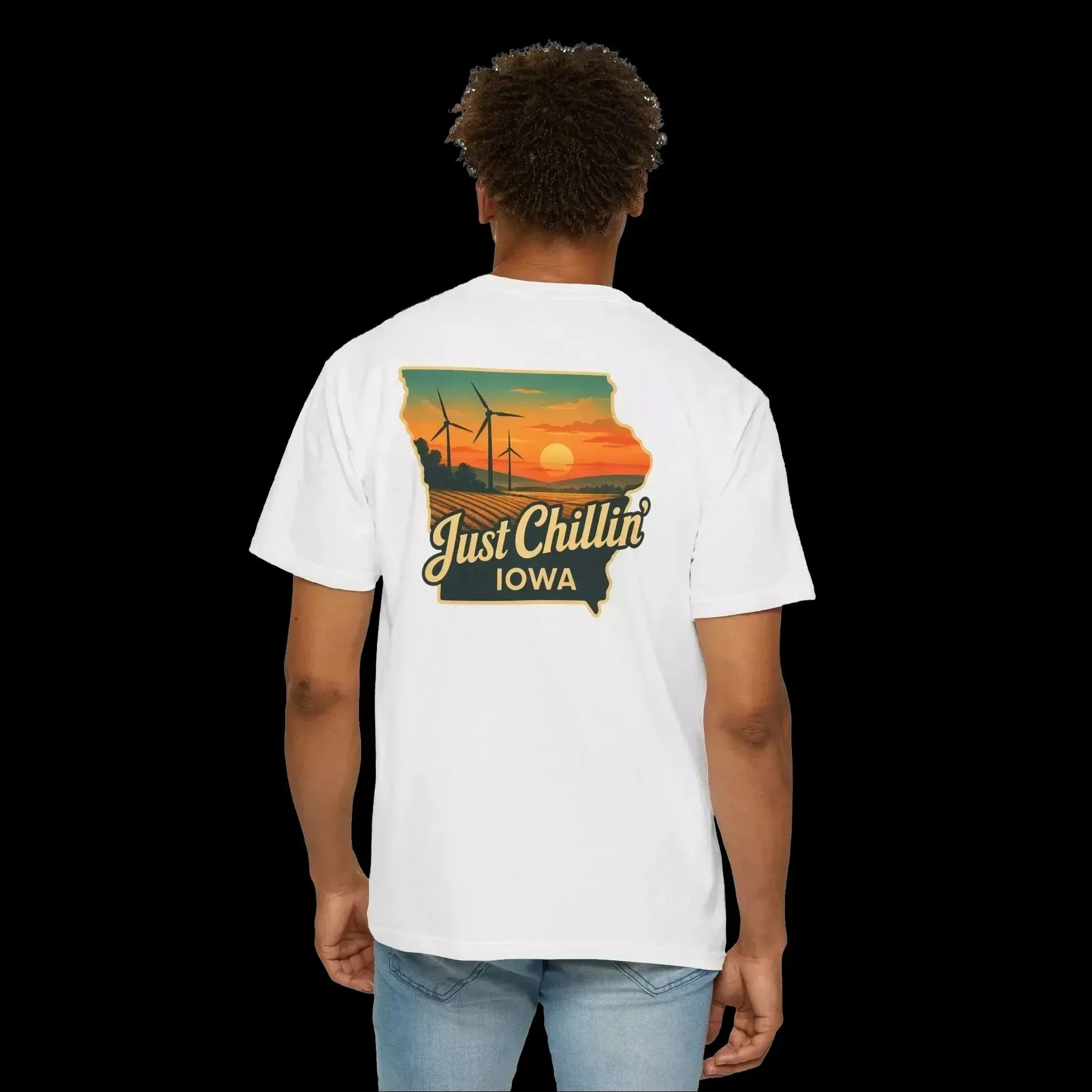 Garment Dyed T-Shirt - Unisex Cotton Tee With Unique Color Texture & Relaxed Fit - Just Chilling Inc.