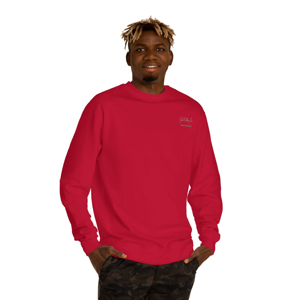 Just Chilling Sweatshirt — Cozy Lake Sunset Crewneck