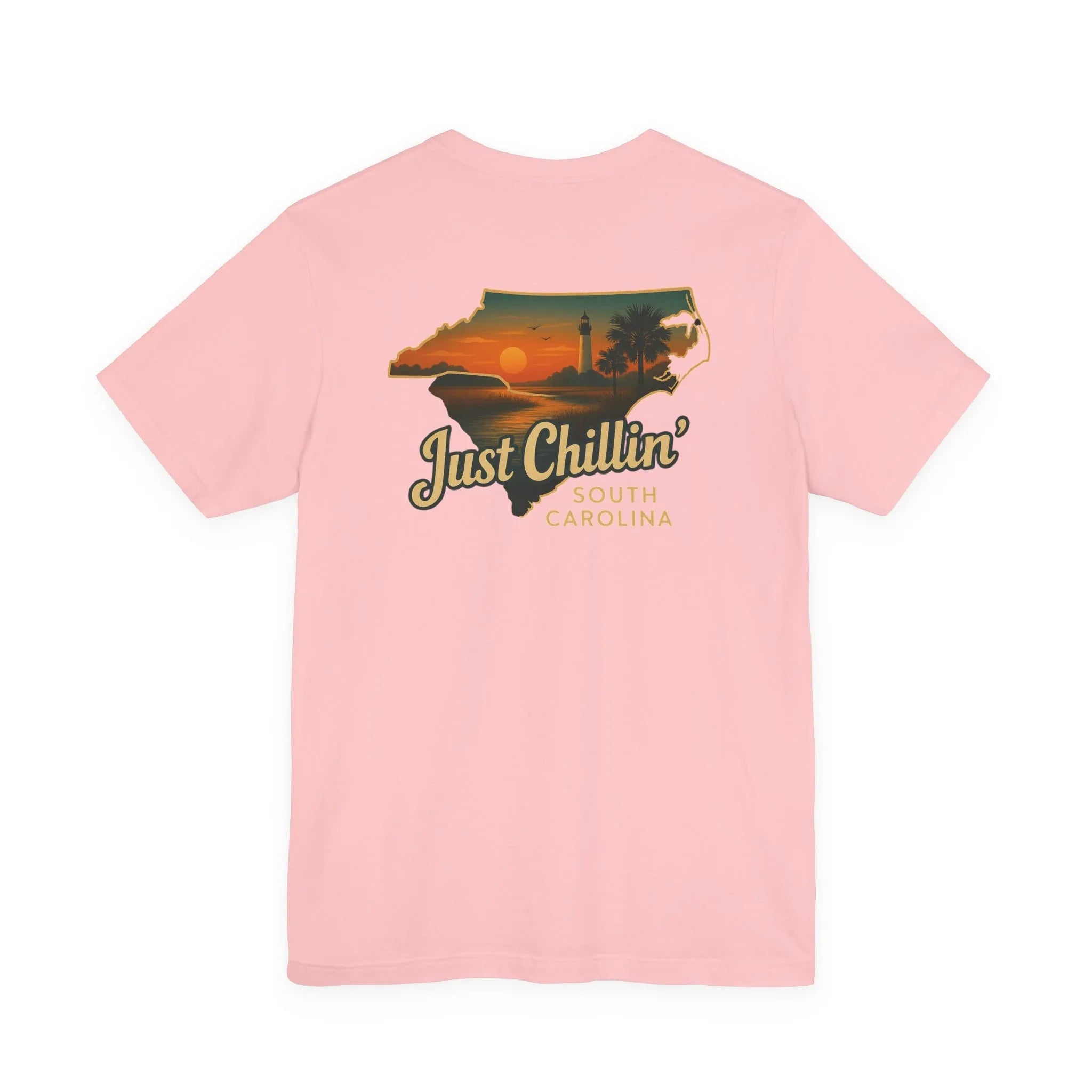 South Carolina Sunset Tee – Soft Vintage Cotton Shirt | Relaxed Fit Unisex - Just Chilling Inc.