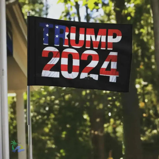 2024 Trump Flag – Bold Display for Supporting Trump’s 2024 Campaign - Just Chilling Inc. - 