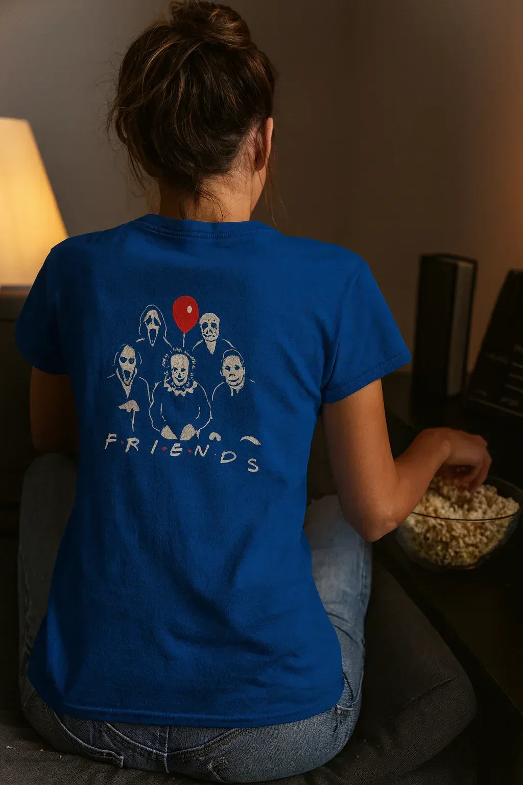 Horror Movie T-Shirt – Creepy Friends Graphic Tee | Premium Cotton USA Made - Just Chilling Inc.