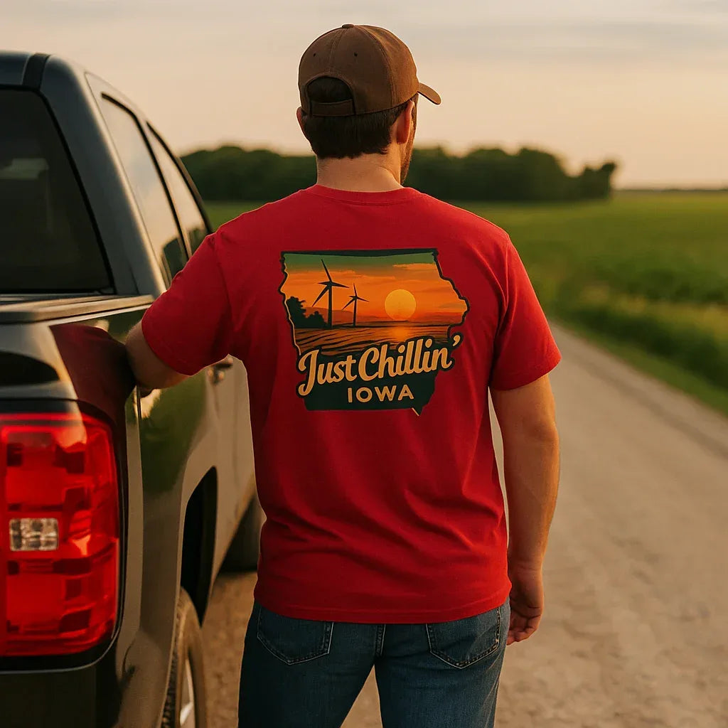 Garment Dyed T-Shirt - Unisex Cotton Tee With Unique Color Texture & Relaxed Fit - Just Chilling Inc.