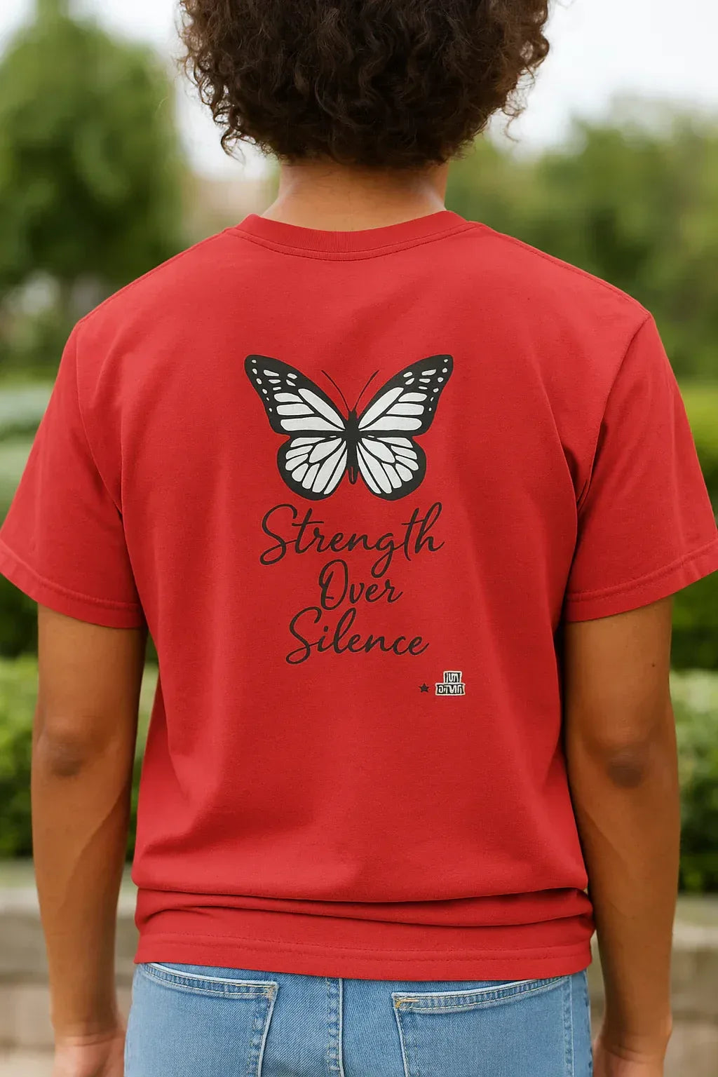 Domestic Violence Awareness Tee - Unisex Cotton Shirt With Soft Ring Spun Cotton - Just Chilling Inc.