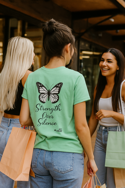 Domestic Violence Awareness Tee - Unisex Cotton Shirt With Soft Ring Spun Cotton