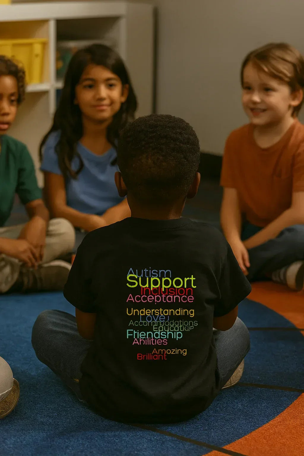 Toddler Short Sleeve Tee – Autism Support Shirt | Soft Cotton Kids T-Shirt - Just Chilling Inc.