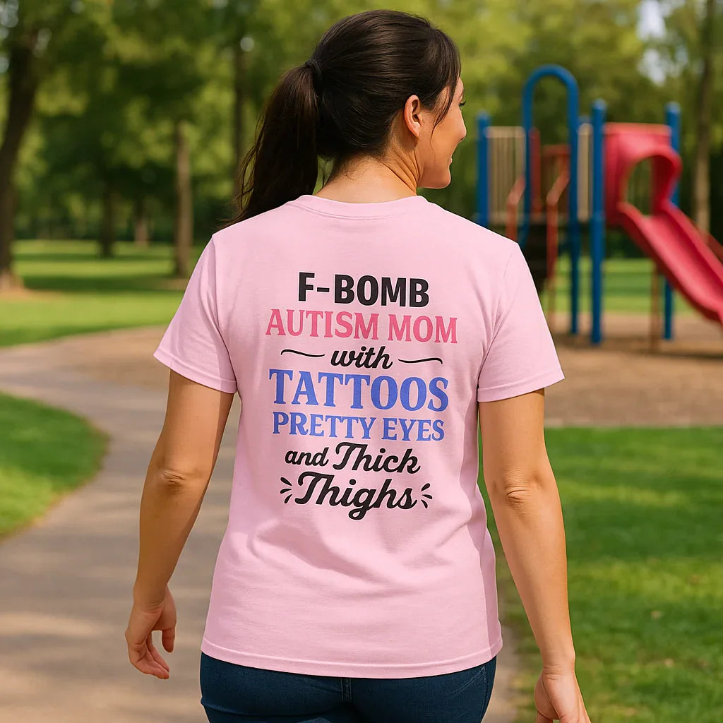 Autism Mom T-Shirt – Bold Unisex Graphic Tee | Comfortable Cotton, Classic Fit - Just Chilling Inc.