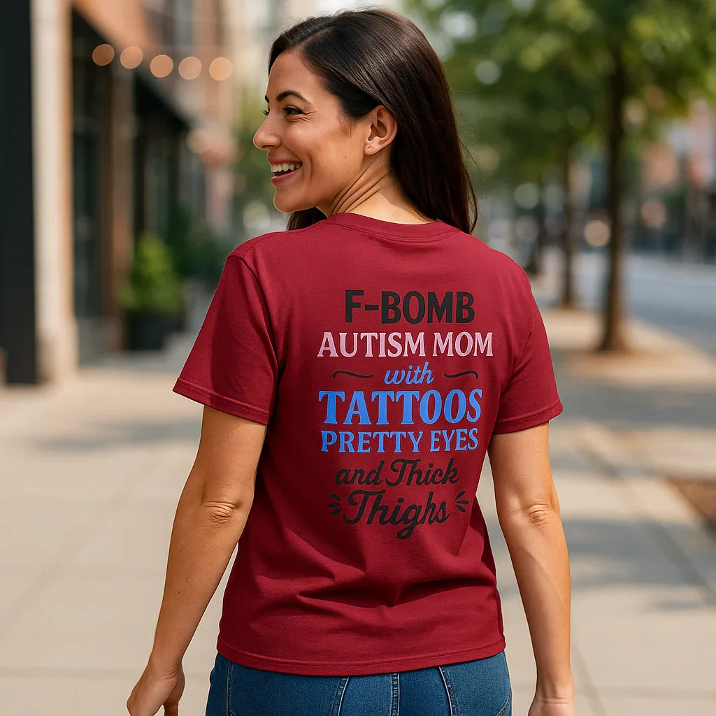 Autism Mom T-Shirt – Bold Unisex Graphic Tee | Comfortable Cotton, Classic Fit - Just Chilling Inc.