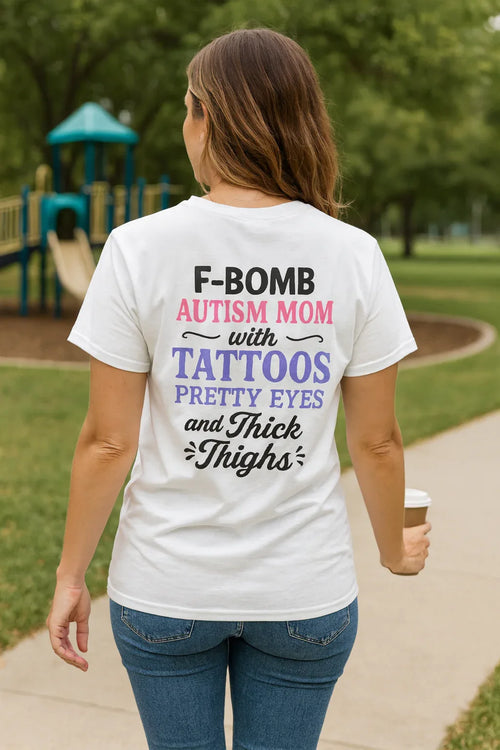Autism Mom T-Shirt – Bold Unisex Graphic Tee | Comfortable Cotton, Classic Fit - Just Chilling Inc.
