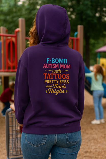 Lightweight Hooded Sweatshirt - Soft Cotton Hoodie with Jersey Lined Hood