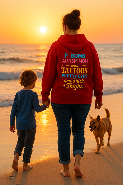 Lightweight Hooded Sweatshirt - Soft Cotton Hoodie with Jersey Lined Hood