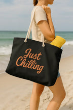 Just Chilling Oversized Weekender Tote – Large Beach & Travel Bag - Just Chilling Inc.