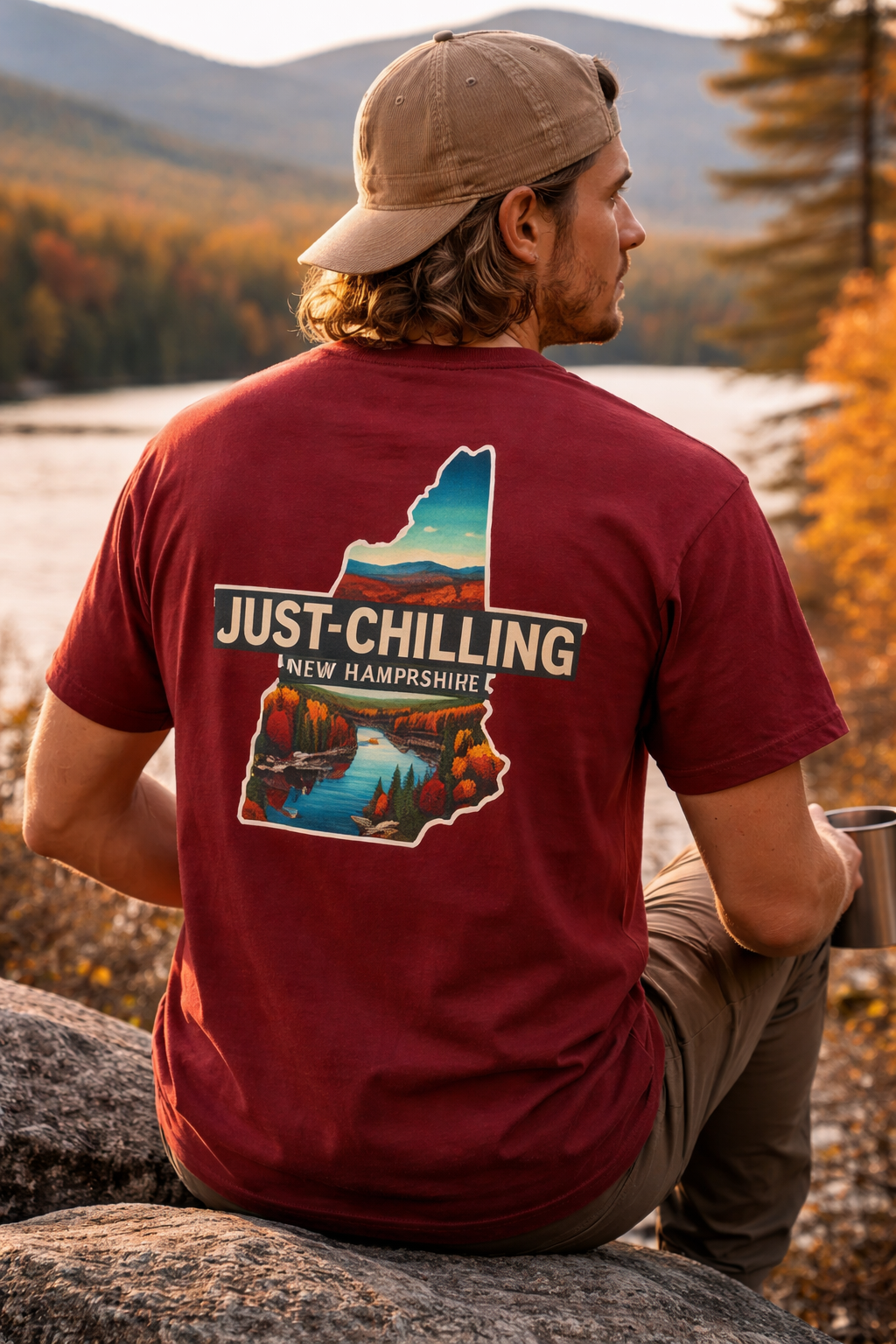 Just Chilling Unisex Heavy Cotton Tee, Relaxed Vintage Style Shirt, Great for Casual Outings, Perfect for Lazy Days, Gift for Friends, [...]