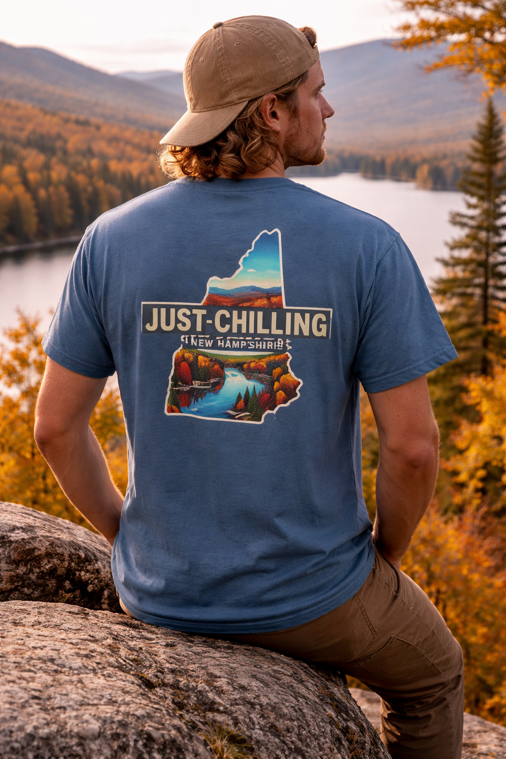 Just Chilling Unisex Heavy Cotton Tee, Relaxed Vintage Style Shirt, Great for Casual Outings, Perfect for Lazy Days, Gift for Friends, [...]