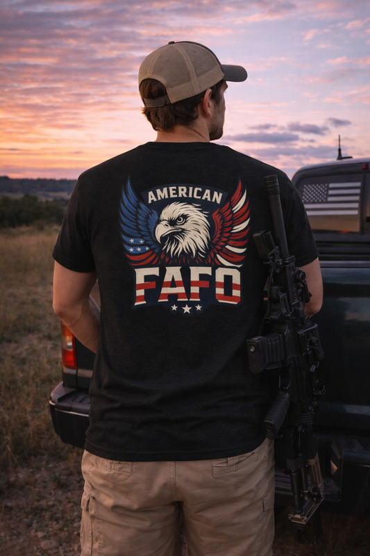 American Eagle FAFO Tee – USA Proud since 1776