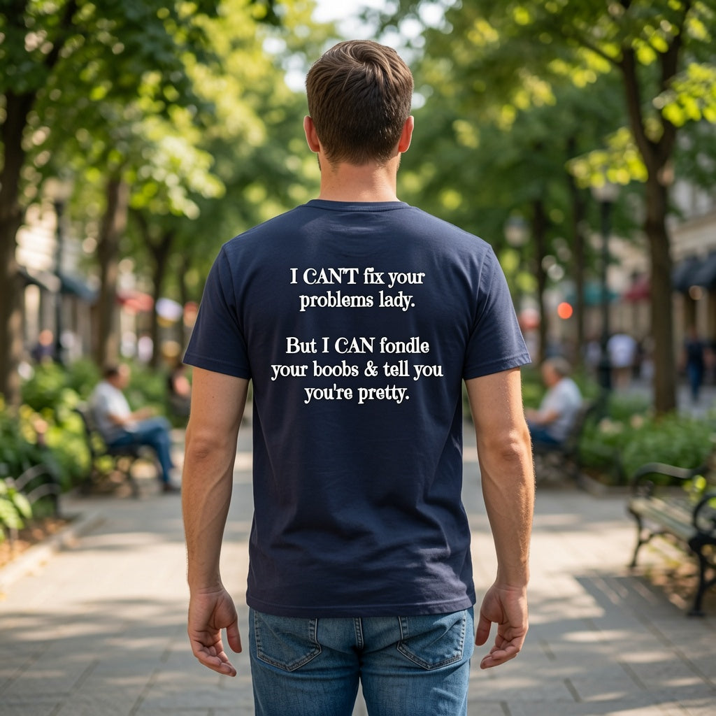I Can't Fix Your Problem T-Shirt — Funny Sarcastic Graphic Tee