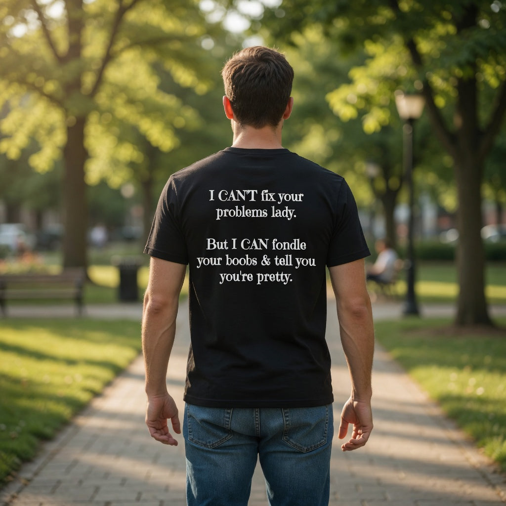 I Can't Fix Your Problem T-Shirt — Funny Sarcastic Graphic Tee