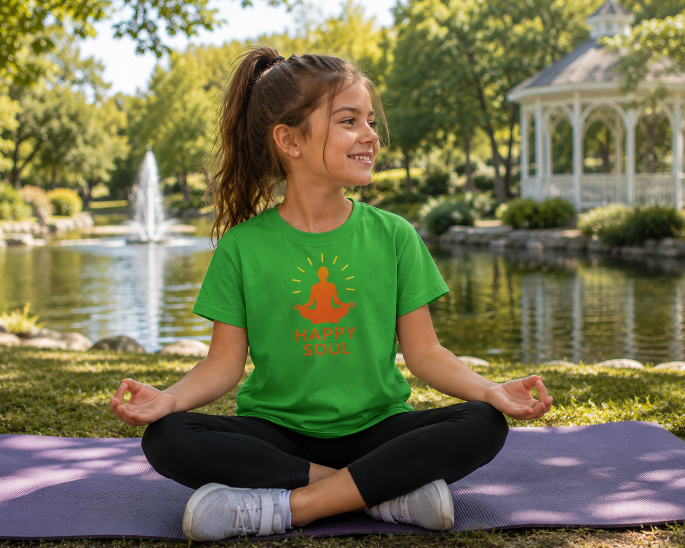 Heavy Cotton™ Toddler T-shirt happy soul script tee