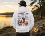 'True Story' Funny  Sharktale's Shrimp Graphic Pullover
