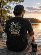 Just Chilling T-Shirt — Retro Beach Graphic Tee