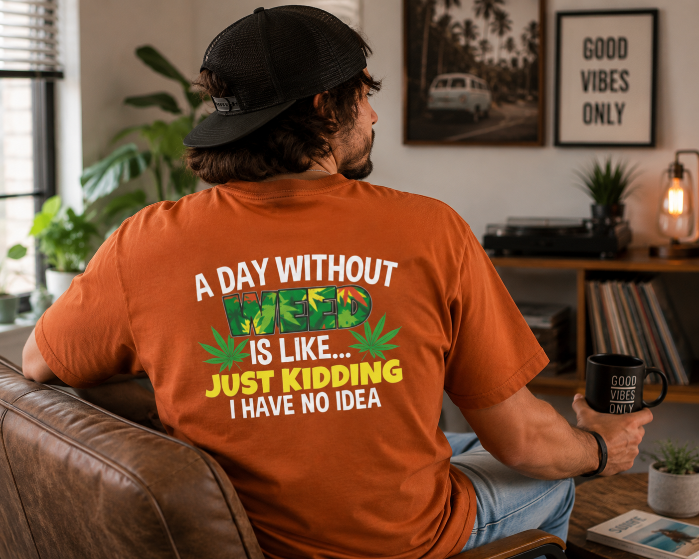 A Day Without Weed Tee - Unisex Jersey Short Sleeve Comfort for Every Occasion
