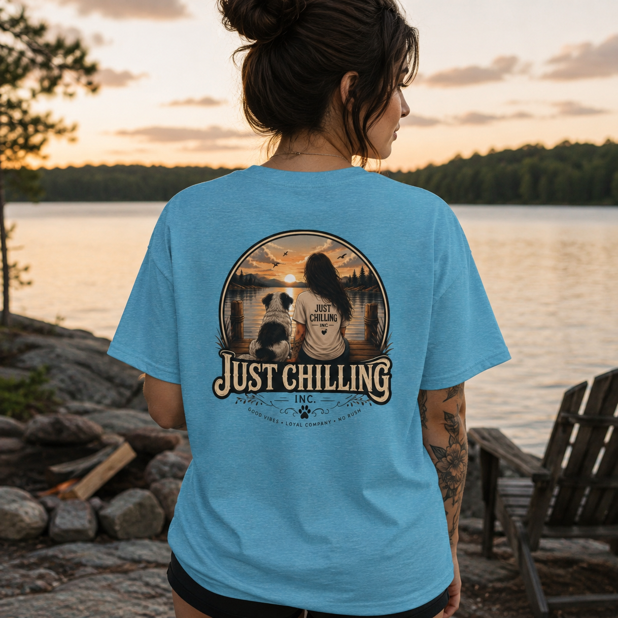 Jersey Short Sleeve Tee – Unisex Cotton Crew Neck Girl Dog Shirt