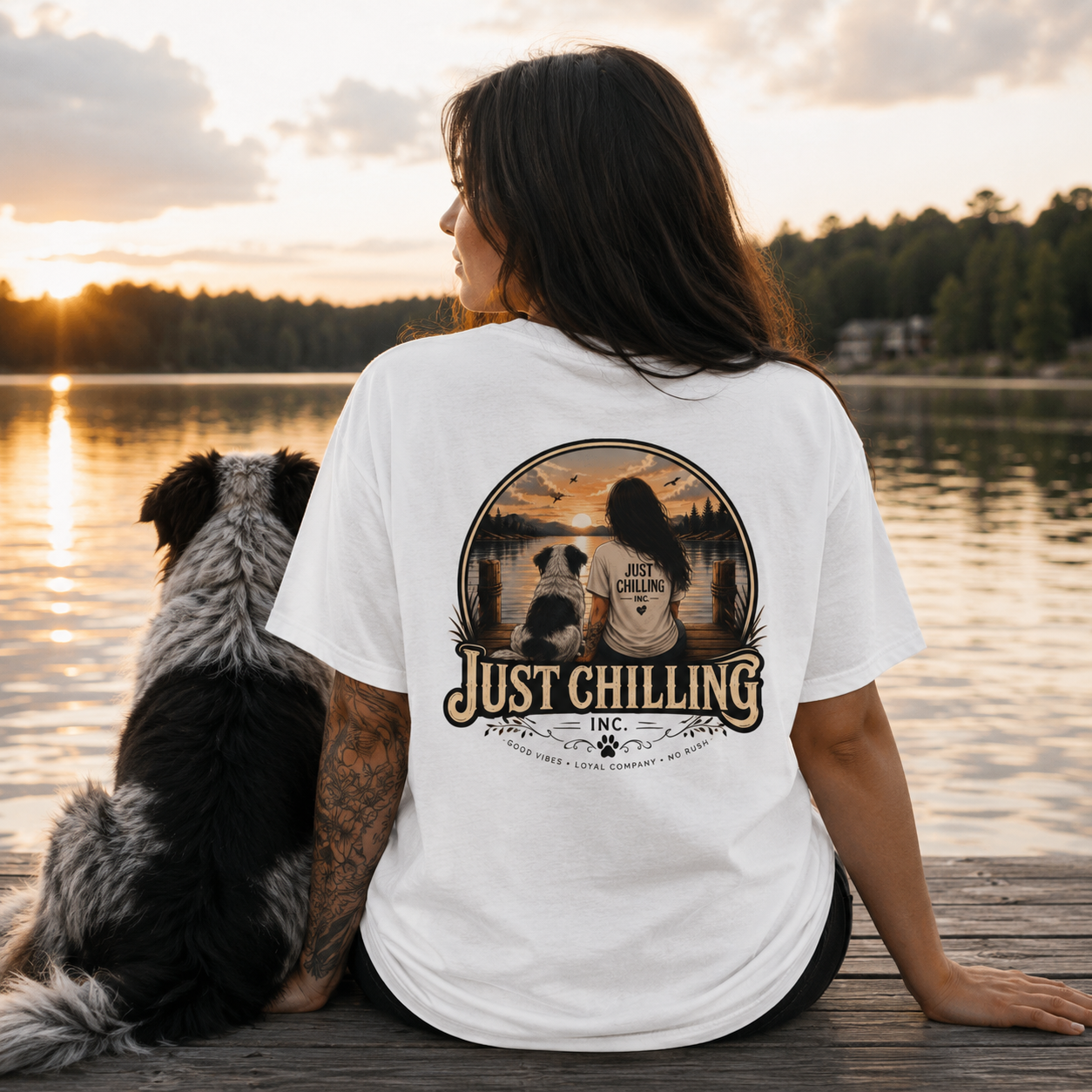 Jersey Short Sleeve Tee – Unisex Cotton Crew Neck Girl Dog Shirt