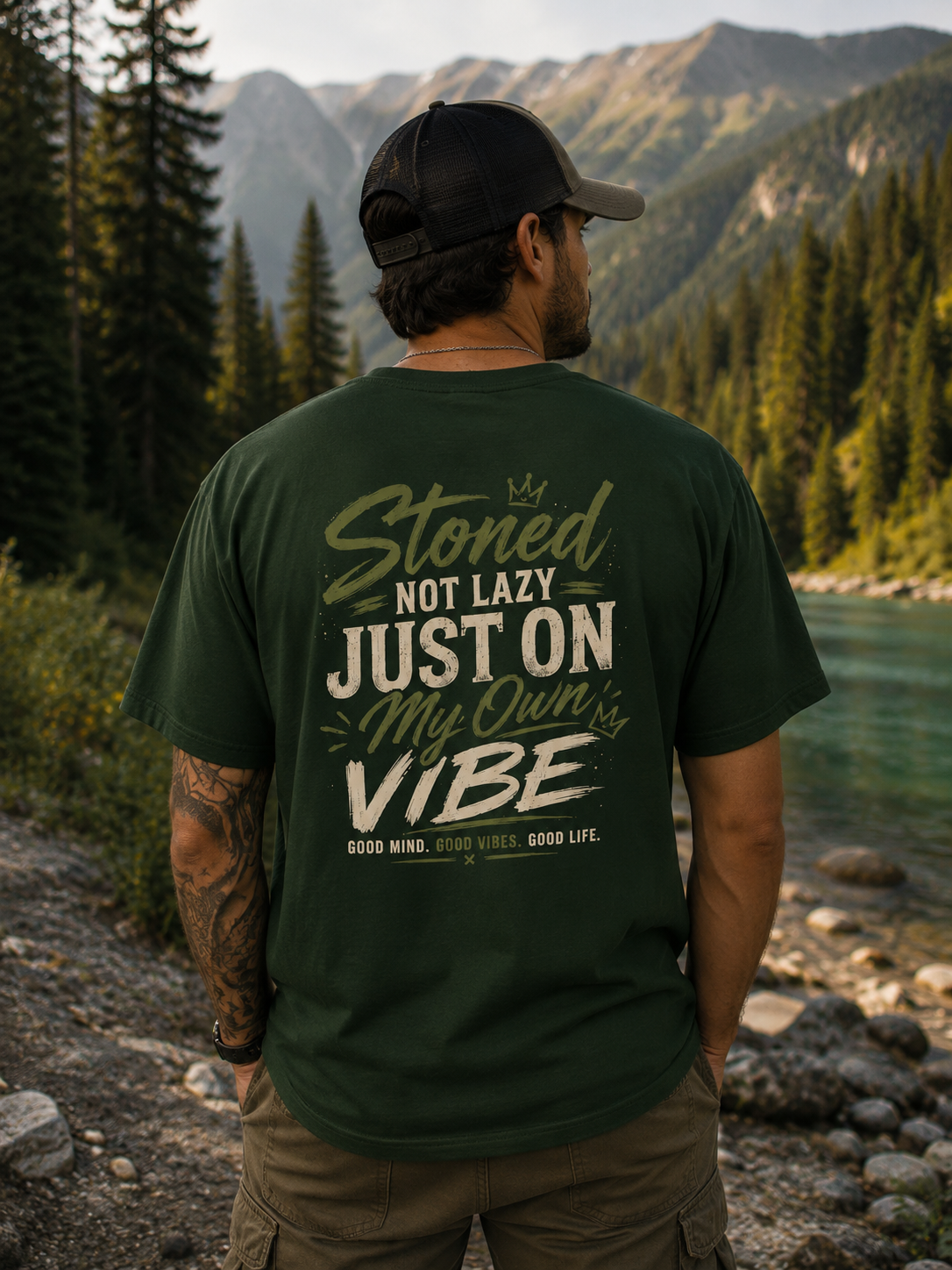 Just Chilling Minimal Tee — Casual Retro 'Just Chilling' T-Shirt