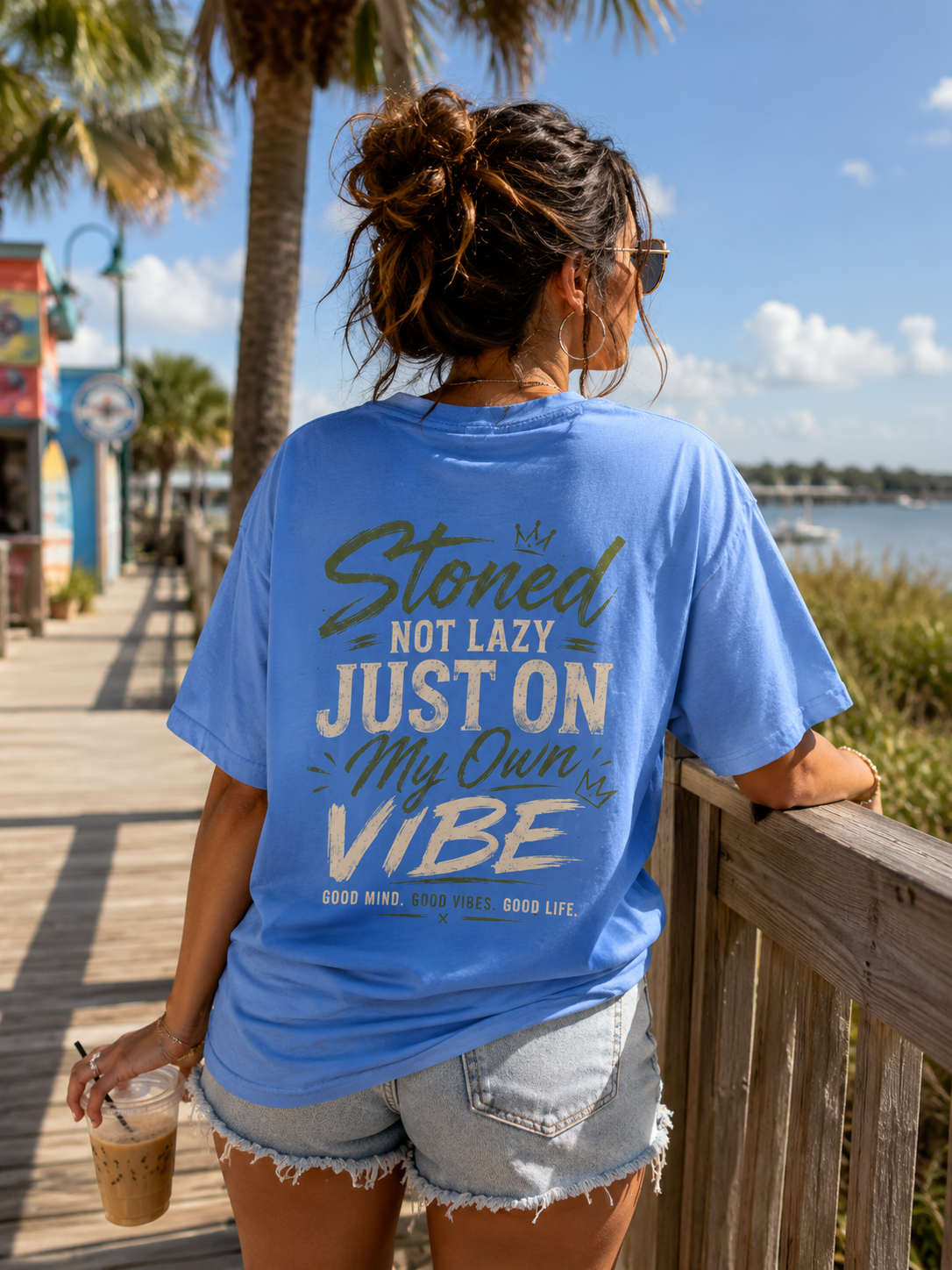 Just Chilling Minimal Tee — Casual Retro 'Just Chilling' T-Shirt